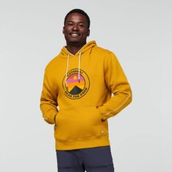 Cotopaxi Amber Brands Cotopaxi Sunny Side Organic Pullover Hoodie Men 44P2369 Amber