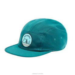 Cotopaxi Brand Camp Life 5-Panel Hat Deep Ocean Cotopaxi 44P2830 Deep Ocean
