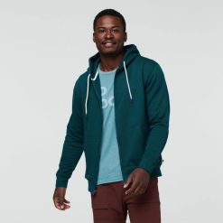 Cotopaxi Brands Deep Ocean Cotopaxi Do Good Organic Full-Zip Hoodie Men 44P2809 Deep Ocean