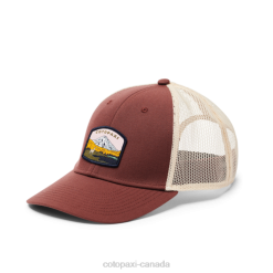 Cotopaxi Chestnut Cotopaxi Llamascape Trucker Hat Original 44P2656 Chestnut