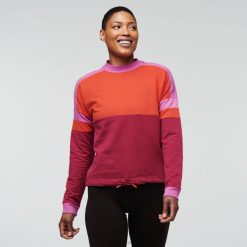 Cotopaxi Cotopaxi Bandera Sweatshirt Women Canyon-Raspberry New 44P2725 Canyon-Raspberry