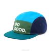 Cotopaxi Cotopaxi Do Good 5-Panel Hat Forest-Deep Ocean Best 44P2845 Forest-Deep Ocean