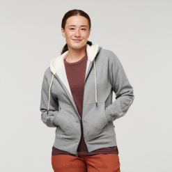 Cotopaxi Cotopaxi Heather Grey Do Good Organic Full-Zip Hoodie Women Collections 44P2266 Heather Grey