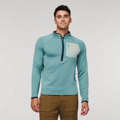 Cotopaxi Cotopaxi Otero Fleece Half-Zip Pullover Men Collections Bluegrass 44P2486 Bluegrass