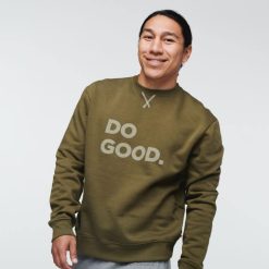 Cotopaxi Do Good Crew Sweatshirt Men Oak Cotopaxi New 44P2813 Oak