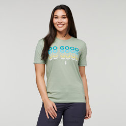 Cotopaxi Do Good Repeat T-Shirt Women Silver Leaf Origin Cotopaxi 44P2190 Silver Leaf