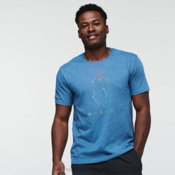 Cotopaxi Electric Llama T-Shirt Men Cotopaxi Collections Denim 44P2332 Denim