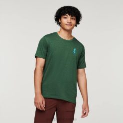 Cotopaxi Fashion Forest Llama Lover Organic T-Shirt Men Cotopaxi 44P2330 Forest