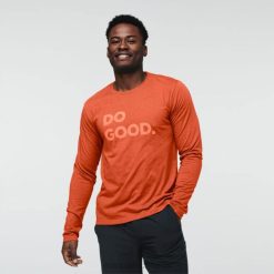 Cotopaxi Original Cotopaxi Do Good Long-Sleeve T-Shirt Men Canyon 44P2304 Canyon
