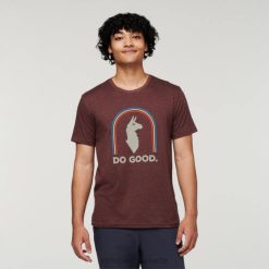 Cotopaxi Original Sunshine Do Good Organic T-Shirt Men Chestnut Cotopaxi 44P2326 Chestnut