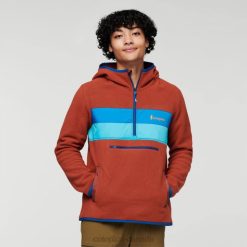 Cotopaxi Raging Ravine Cotopaxi Collection Teca Fleece Hooded Half-Zip Jacket Recycled Men 44P2463 Raging Ravine